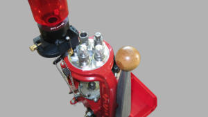 Lee Presse mit der Presse habe ich 9mm und .38SP geladen